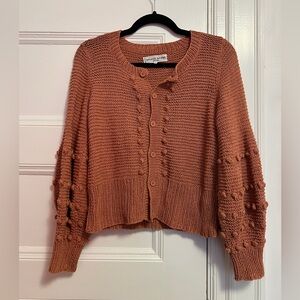 Apiece Apart Ileana Crochet Cardigan Sweater - Size XS